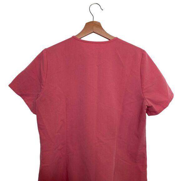 Figs Womens M Casma Three Pocket Scrub Top Peachy Pink Limited FW1100 Medical - Picture 4 of 13
